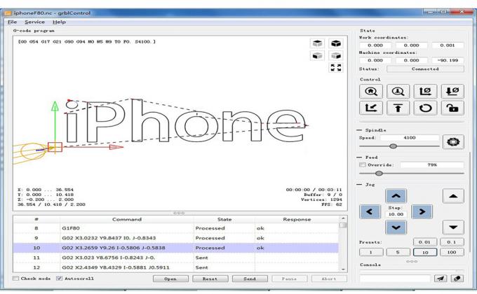 US Stock 1610 PRO CNC Holzfr&auml;sen Maschine Kit 3 Achsen Desktop GRBL Steuerung DIY Graver ER11 7