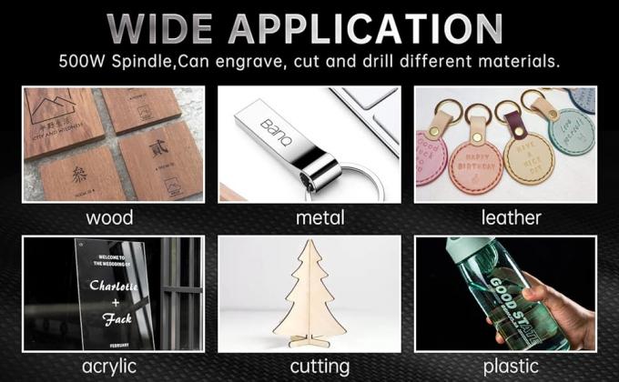 Metallschnitzerei 3020 Plus CNC-Fr&auml;smaschine 500W 3 Achsen Desktop GRBL 6